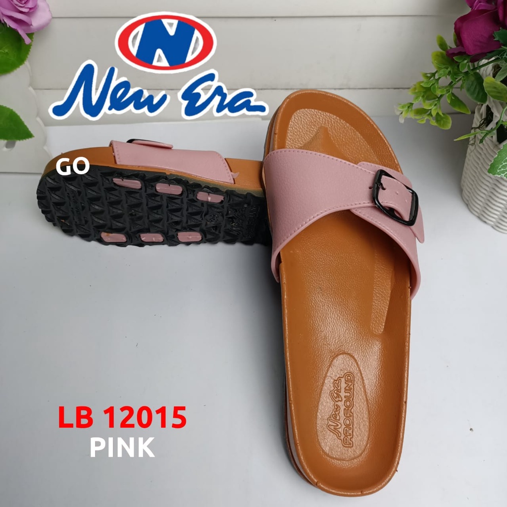 sogo NEW ARRIVAL NEW ERA LB 12015.C &amp; LB E 12015.B Sandal Karet Wanita Slop Sandal Slop Jelly Size 37-40