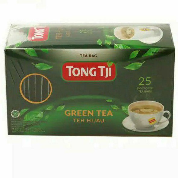 

TONG TJI teh celup 25's(amplop) green tea/Teh Hijau