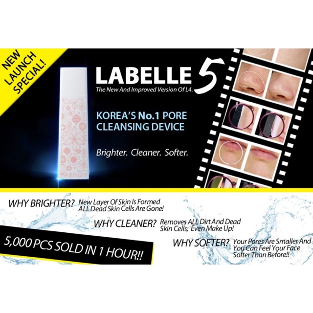 Labelle sonic (alat peeling/pembersih komedo)