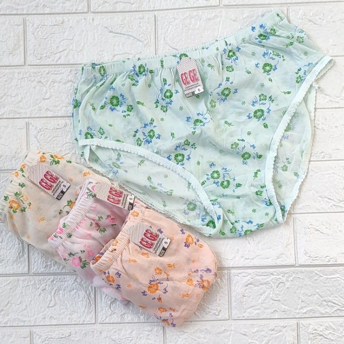 Celana Dalam Wanita Motif Orin GG Set Isi 6 Pcs