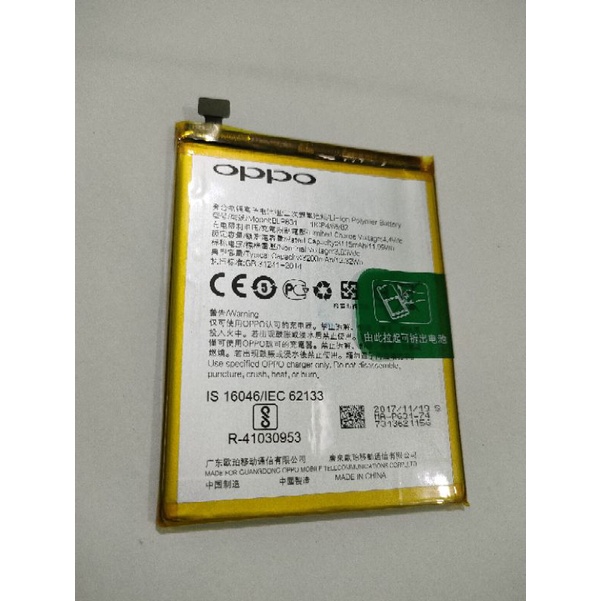 BATERAI OPPO F5 ORI COPOTAN