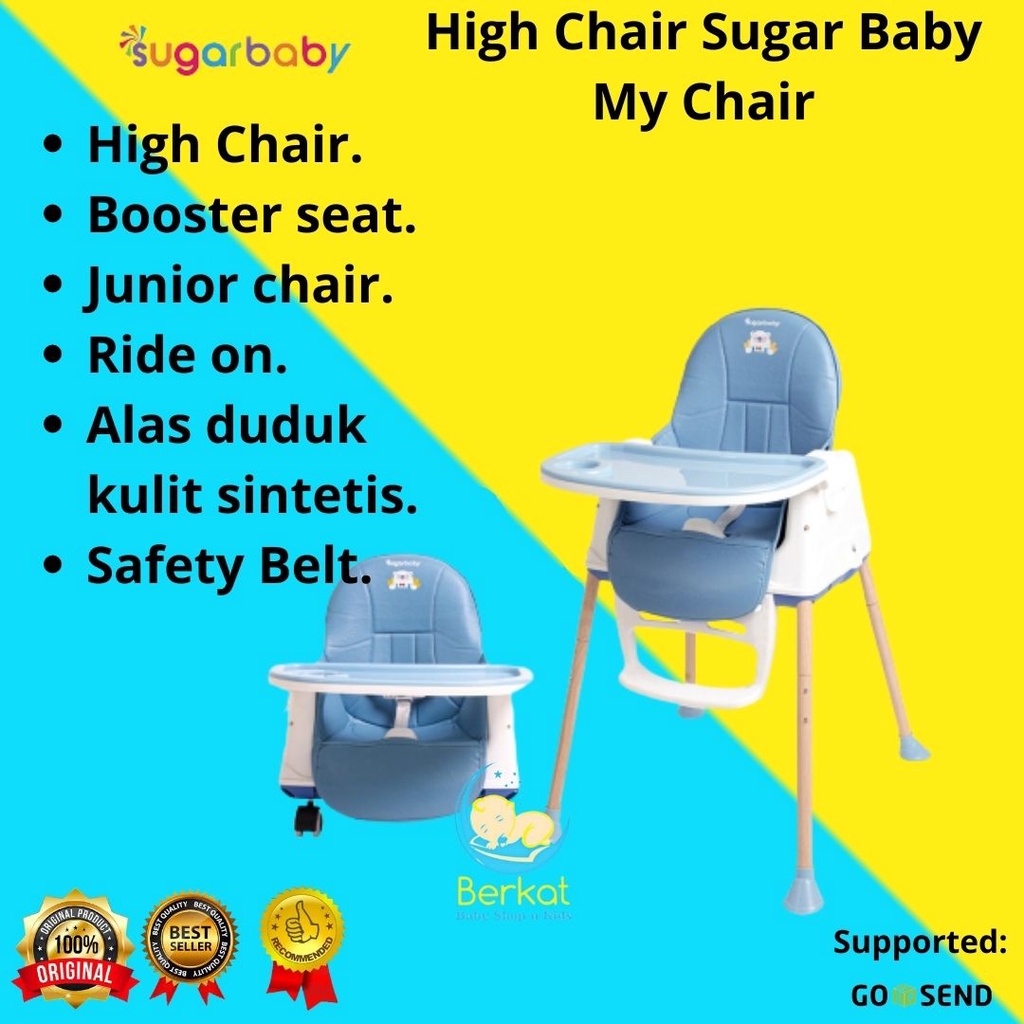 High Chair Sugar Baby Kursi Makan Bayi Sugarbaby Booster Seat My Chair 6 Stages