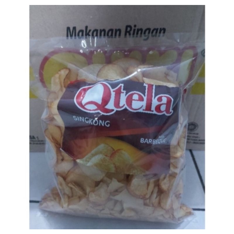

Snack kiloan Qtela keripik singkong Cemilan original, Exp panjang aman