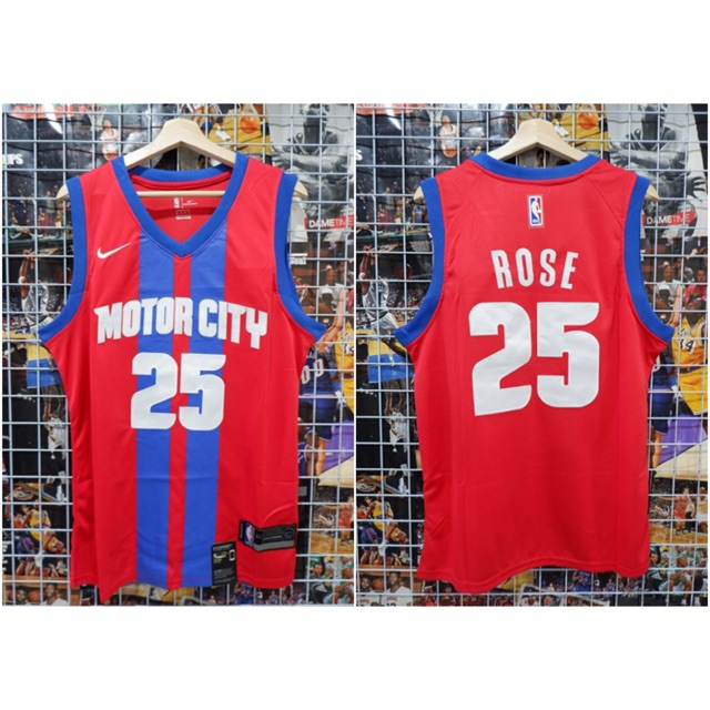motor city derrick rose jersey