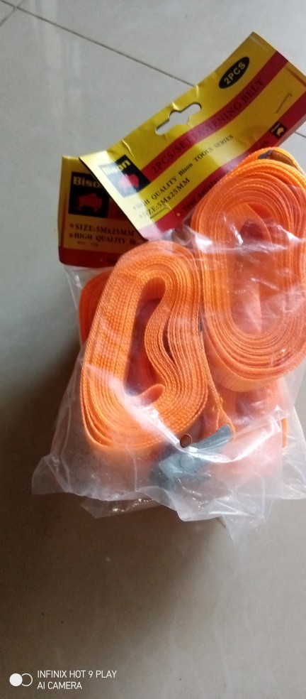 Tali Pengikat Barang 25mm X 5m Quick Release Cargo Strap 1 Inci Tie Down 5meter Lashing Murah 1x5m