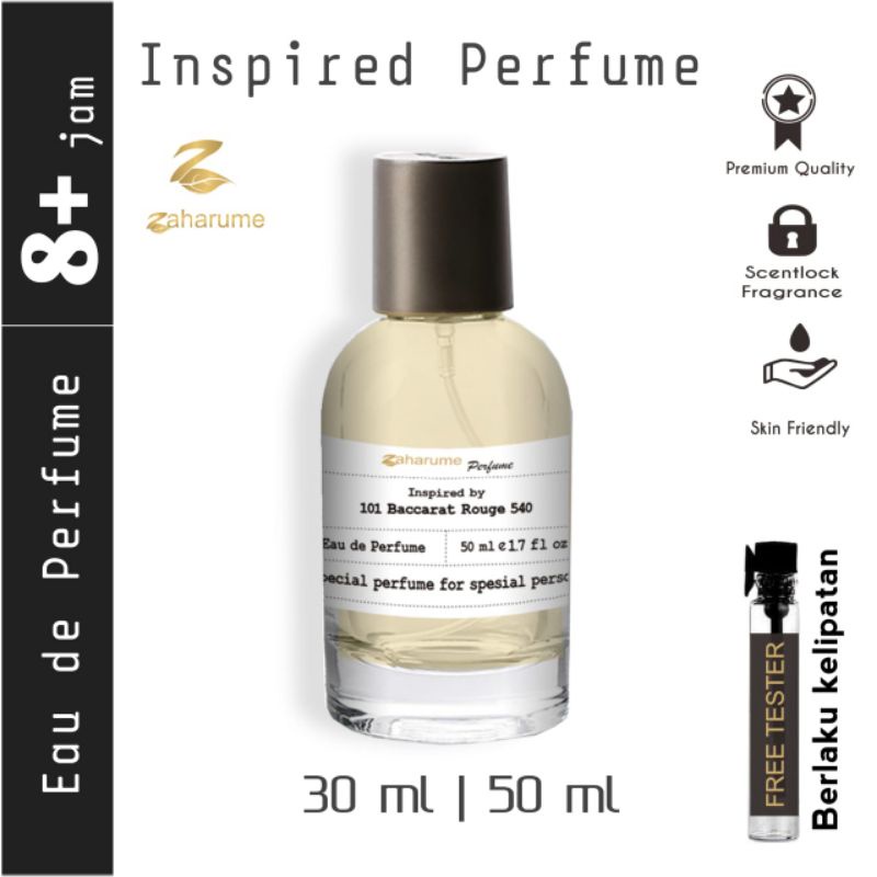 Zaharume Parfum Wanita Tahan Lama | Parfum EDP Terbaik Best Seller| Parfum Inspired Wanita | Labo