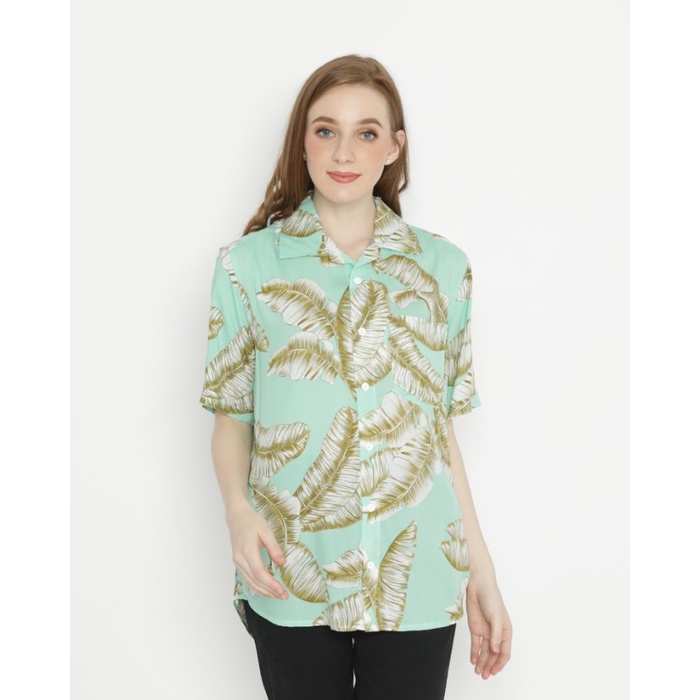 Kemeja Distro Men Atasan Pria Kemeja Cowok Casual A6B8 Erigo Hawaii Pournite Rayon Tosca S