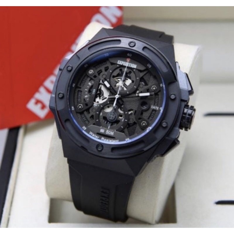 JAM TANGAN PRIA EXPEDITION E 6818 E6818 RUBBER ORIGINAL