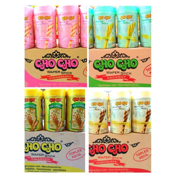 

CHO CHO WAFER STIK /WAFER ROL ANEKA RASA 260GR MURAH GROSIR