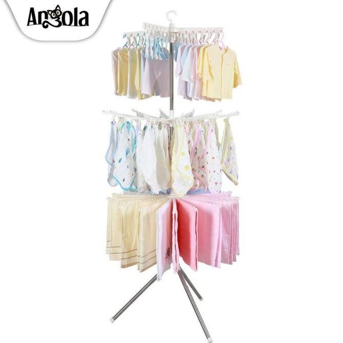 Jual Angola Jemuran Baju Bayi D Stand Hanger Lipat Rak Jemuran Jepit Hepjxd Sgr Shopee Indonesia