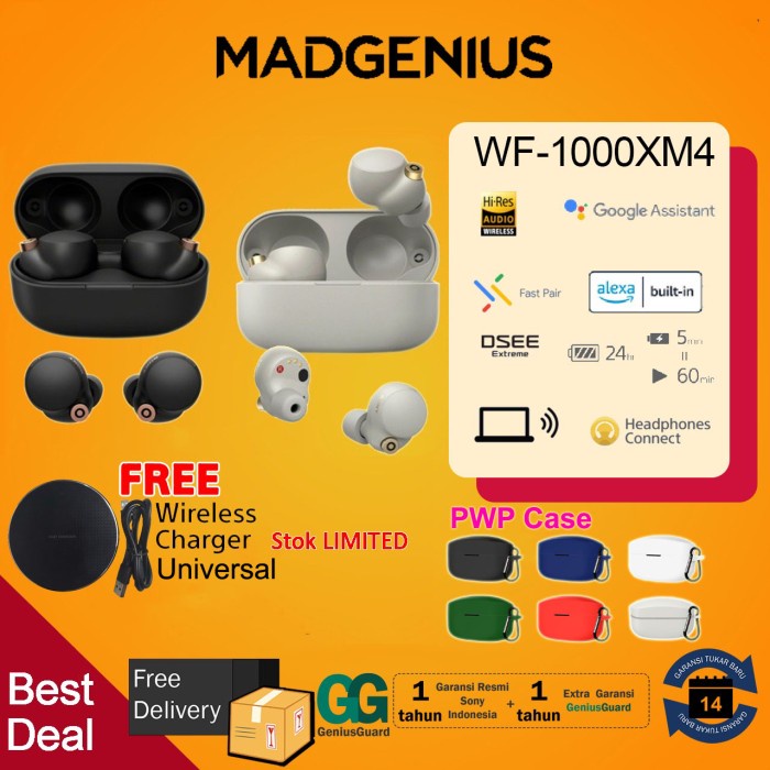 SONY WF-1000XM4 / WF1000XM4 / WF 1000XM4 WIRELESS NOISE CANCELING