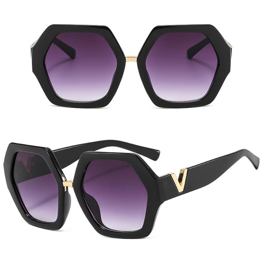 Lily Wanita Oversized Sunglasses Ins UV400 Fashion Matahari Shades