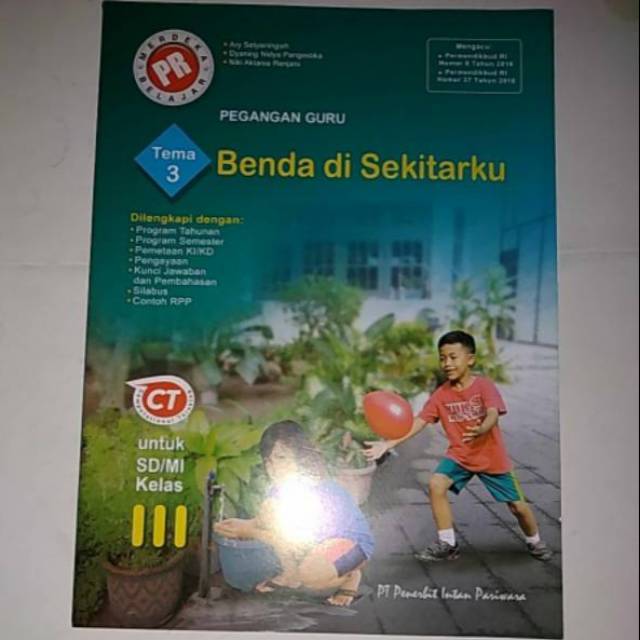 

PR PG kelas 3, Tema 3. TERBARU