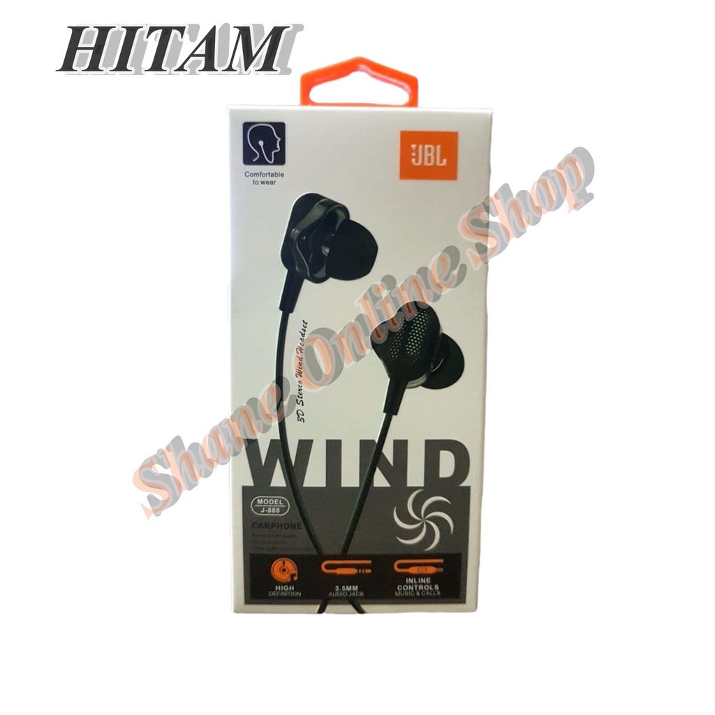 JBL Premium Wind Stereo Headset J-888 Jack Audio