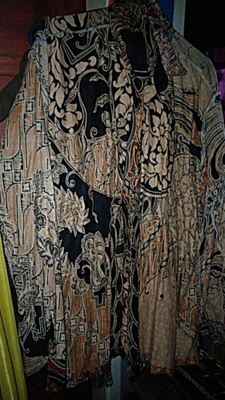 Size M L Xl Xxl Xxxl Bswart Batik Hrb026 Kenongo Hem Panjang Pekalongan M L Xl Batik Pria  Bw 002