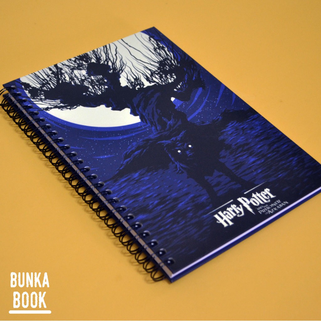 

Note Book Hardcover Ring Harry Potter The Prisoner of Azkaban Ukuran A5 Jurnal Agenda Planner Notebook gift Couple