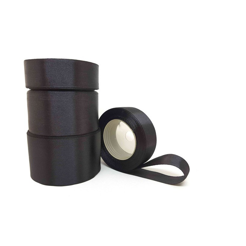 

Pita Satin Hitam/ Black Ribbon/Ribbon/Pita/ RBST-BLK