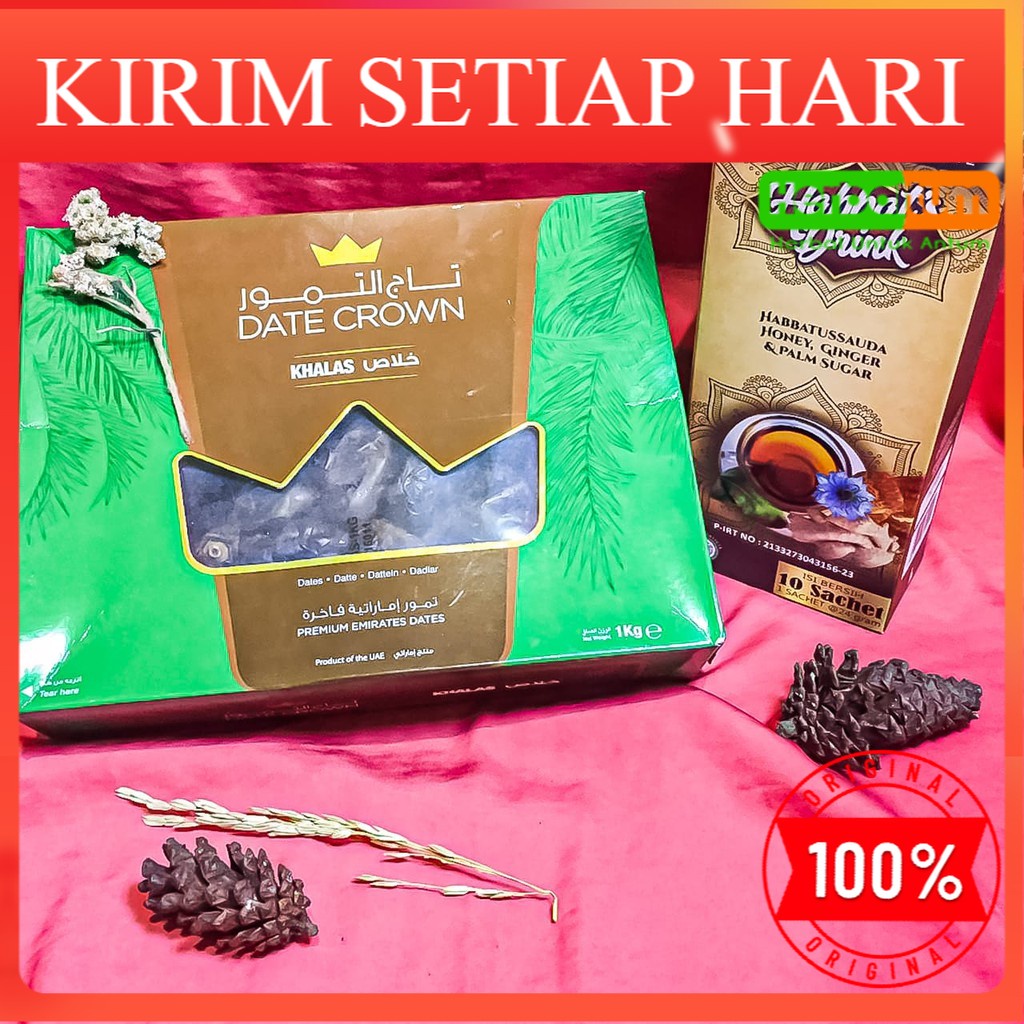 

Minuman Herbal dan Bernutrisi - MINUMAN HABBATS DRINK PLUS JAHE - Kurma Khalas Datecrown 1 KG