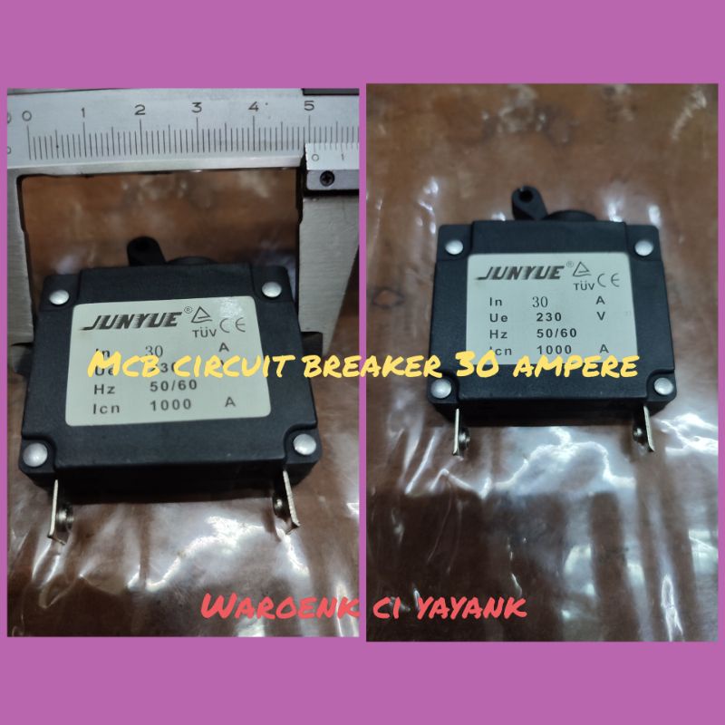 MCB Circuit Breaker Genset 5000 - 7000 WATT 30 Ampere