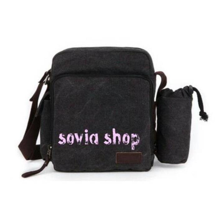 tas selempang unik pria (tas canvas,tas kanvas,selempang)
