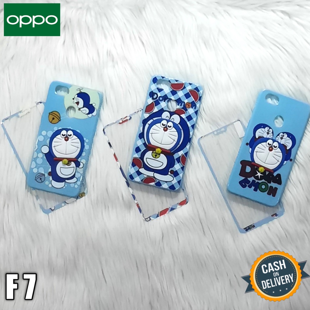 OPPO F7 CASE 360 BONEKA TIMBUL+TEMPERED GLASS