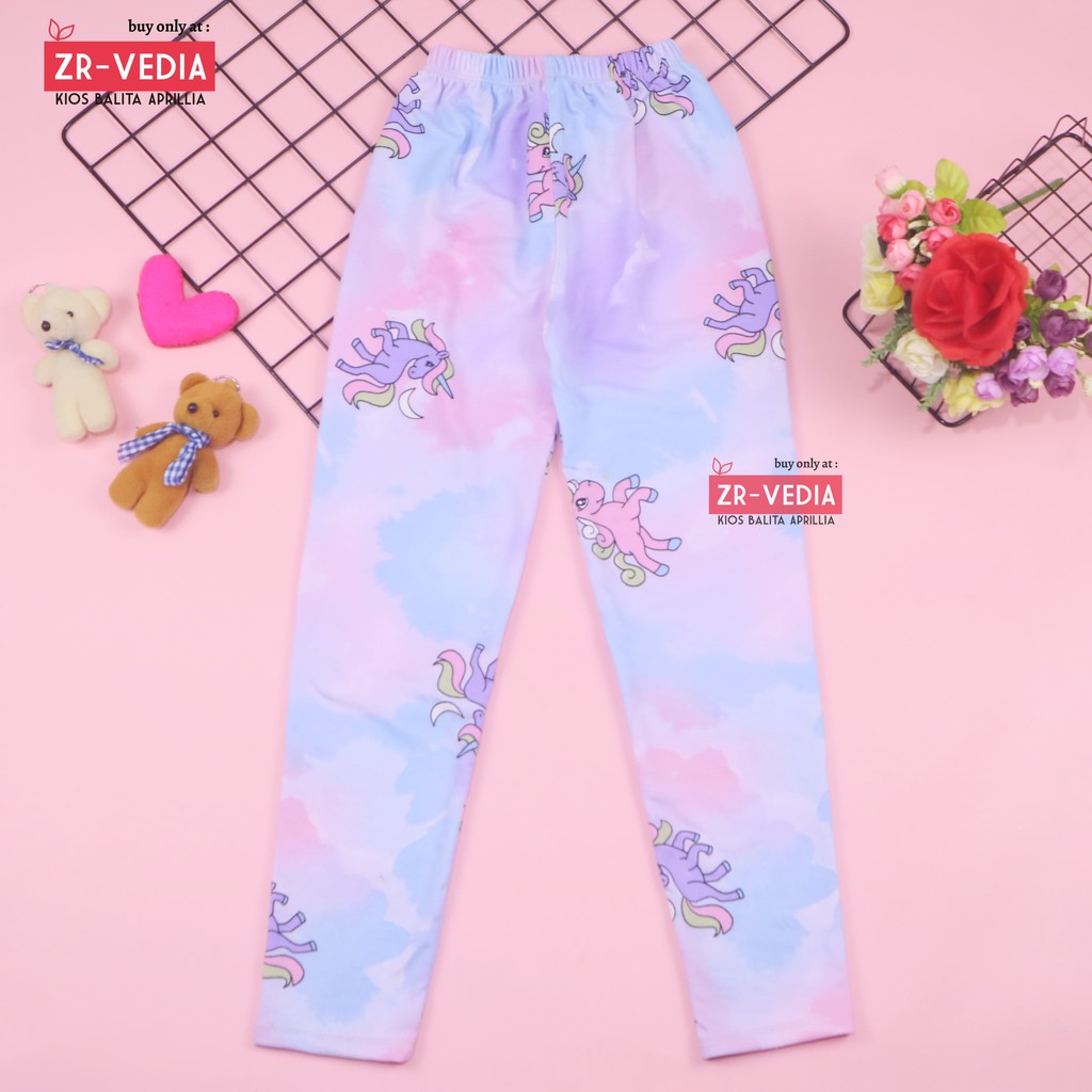 [IMPORT] Legging Nara uk 8-10 tahun / Leging Motif Celana Ketat Panjang Anak Perempuan Premium