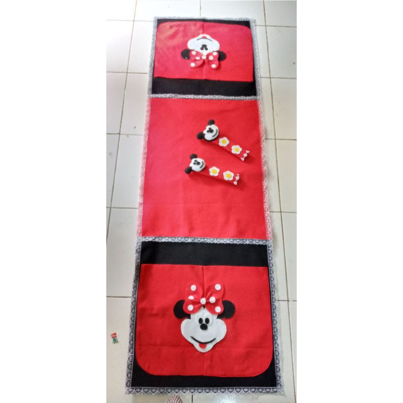 taplak kulkas 2 pintu karakter bisa pilih