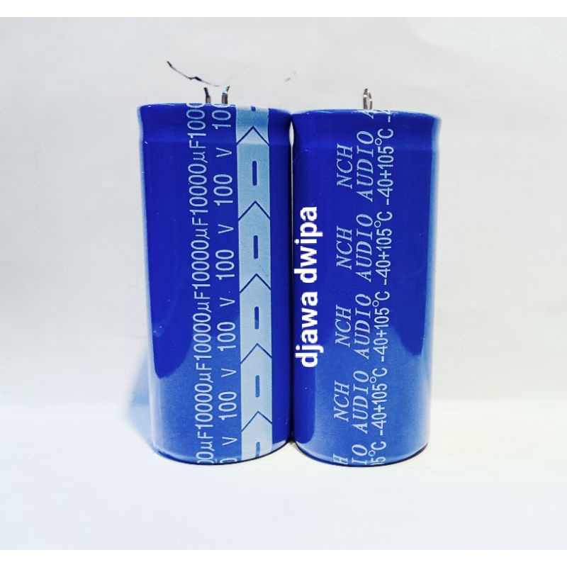 ELKO 10000UF 100V KAPASITOR ELCO 10000 UF 100V NCH
