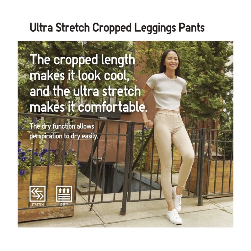 Ultra Stretch High Rise Cropped Leggings Pants