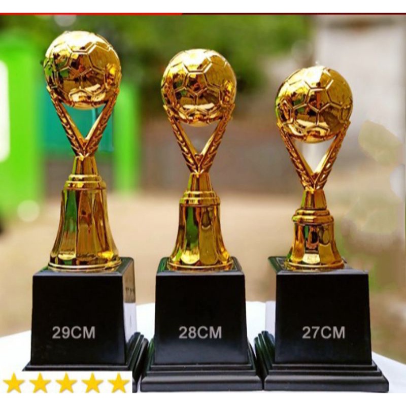 Tropi Piala sepak bola atau piala futsal set murah untuk juara 1-2-3