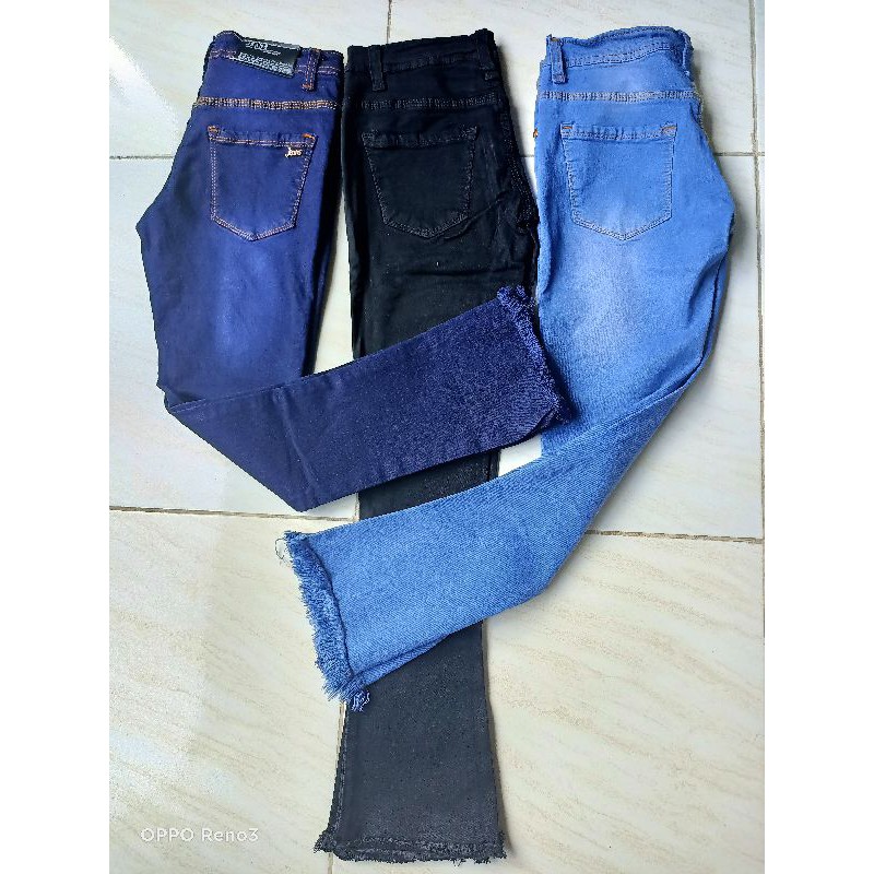 Celana jins Cutbray Jeans Anak Perempuan Usia 6-12 Rawis SoftJeans