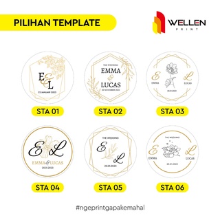 Jual WELLEN PRINT - Cetak Sticker Bulat Transparan / Sticker Bening ...