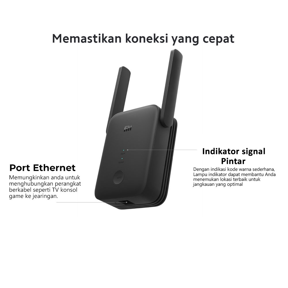 GS8 Alat Perkuat Jaringan Wifi Memperluas Jaringan 5G Full Speed Wifi Range Mi Extender AC1200 Booster Amplifier 5GHz Repeater Dual Band