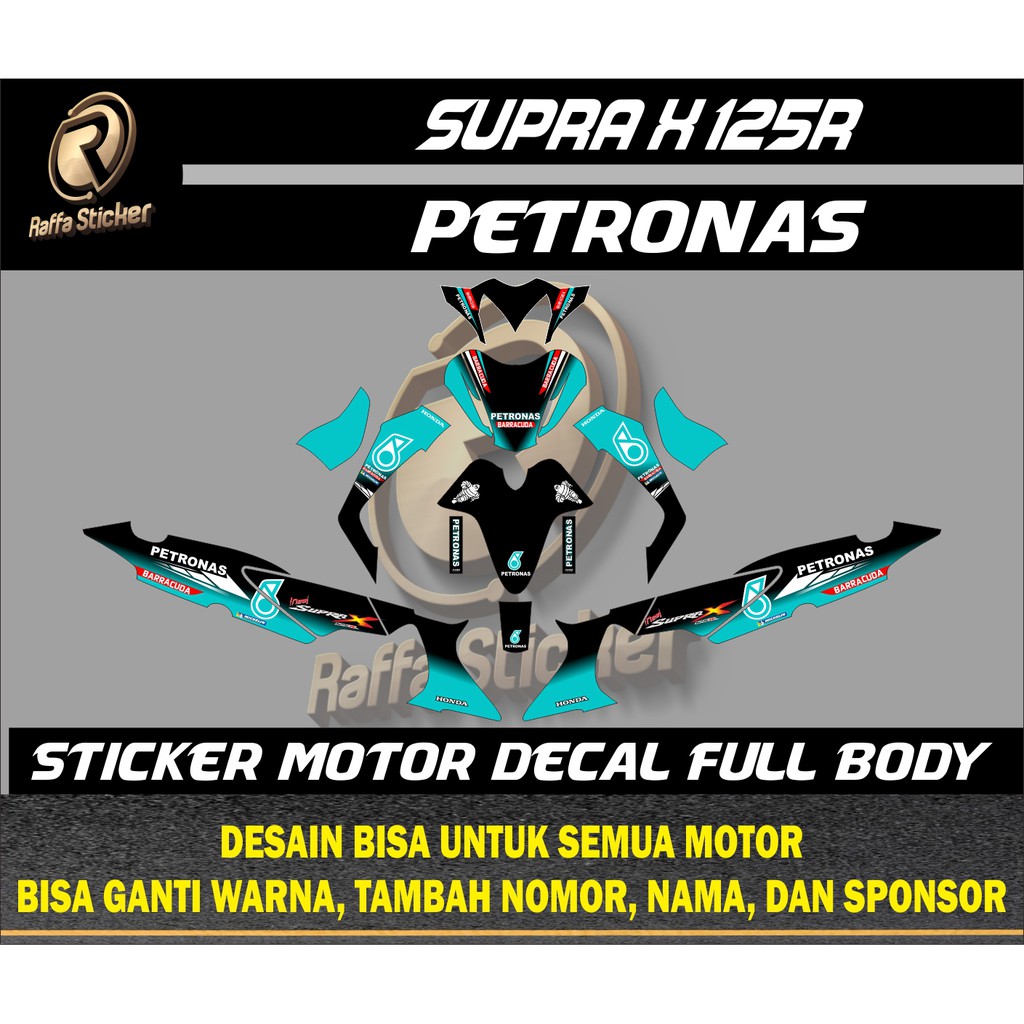 decal stiker supra x 125 r petronas dekal supra x 125 r petronas decal stiker supra x 125 r petronas