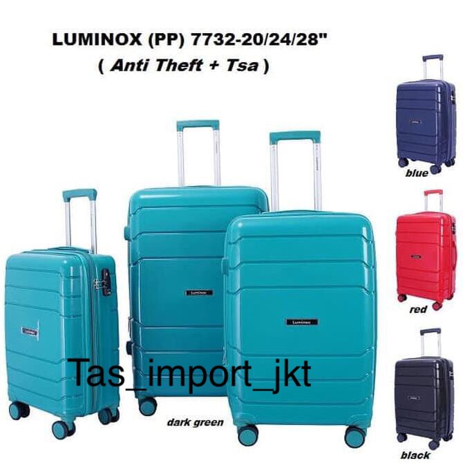 Koper - Koper Fiber Luminox 7732 (Tsa + Anti Theft) Ori - 28"