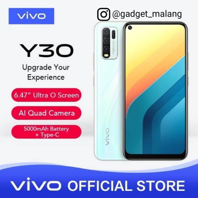 Vivo Y30 4/128 Garansi Resmi Vivo Indonesia | Shopee Indonesia