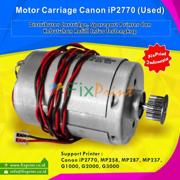 Dinamo Motor Canon 2770 ip2770 mp258 mp287 mp237 Cabutan  Motor Carriage Murah