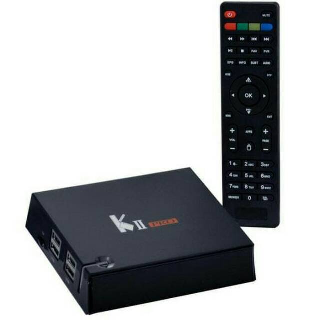 KII Pro TV Box Android 2 GB 16 GB DVB-S2 DVB-T2 - Black