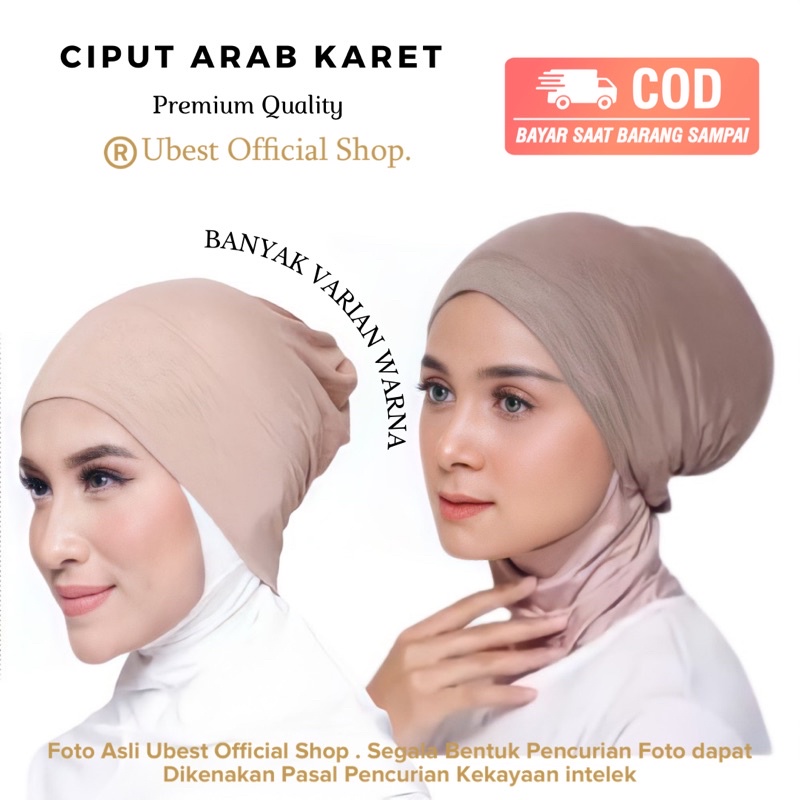 Ciput Basic Kaos / Ciput Arab Karet / inner kaos / Ciput Kupluk Kaos