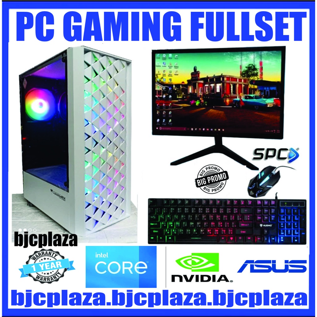 Pc Gaming Core i7 - Ram 16Gb - Monitor 19inc