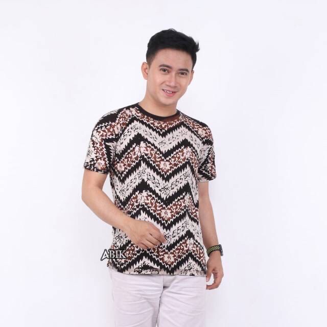 Kaos Cap Batangan Keren Bahan Katun Adem Nyaman