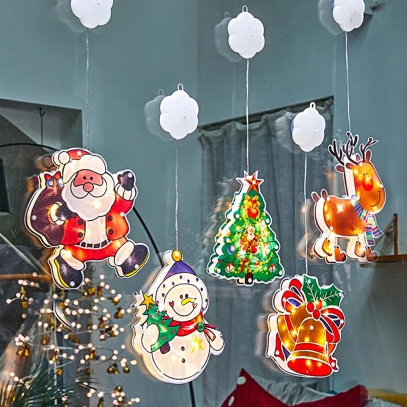 Lampu Gantung Led Bentuk Rusa Santa Snowman Untuk Dekorasi Pohon Natal/Hot Sale