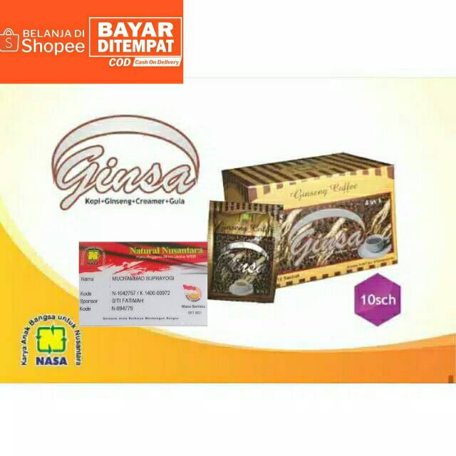 

Kopi Ginseng NASA (GINSA) original