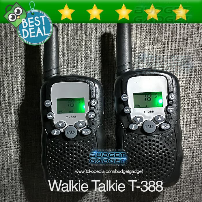 Mini Pairs Walkie Talkie with LED Light - T-388