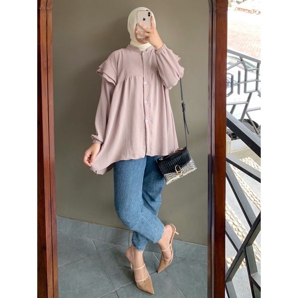 NAWELA BLOUSE CRINKLE AIRFLOW