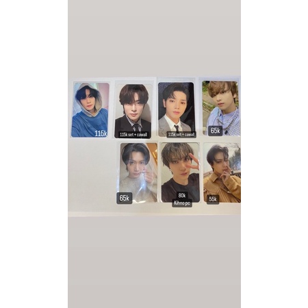 PC PHOTOCARD JAEHYUN TAEYONG HAECHAN TEN JENO NCT SLOWACID CARD WALLET FANMEET KIHNO HELLO FUTURE OU