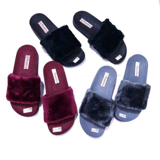 SANDAL KOKOP BULU NEW