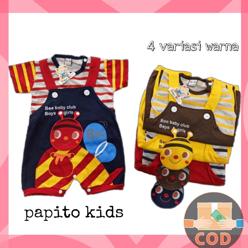 baju kodok anak anak/setelan kodok/setelan jumper anak laki laki
