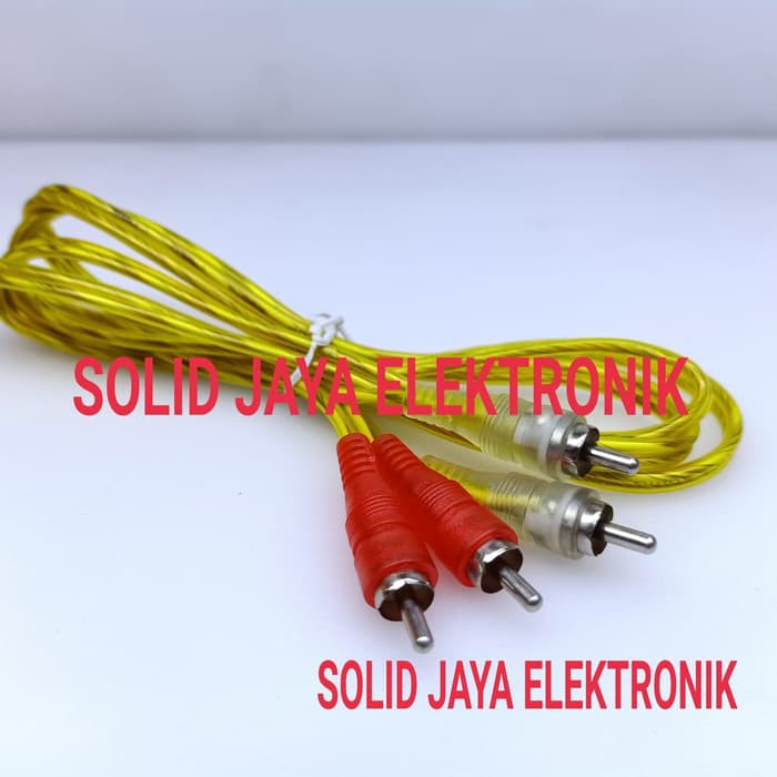 KABEL RCA KE RCA 2 PIN 2-2 2 2 KABEL AUDIO AUX POWER AMPLIFIER 2 2KABEL AMPLIFIER 2 PIN RCA KE RCA