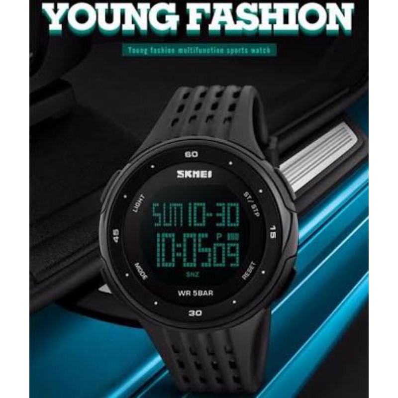 jam tangan pria skmei ori, viral ,waterresist